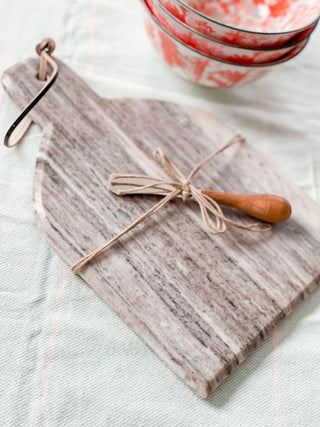 Marble Cheese Board w/ Spreader
