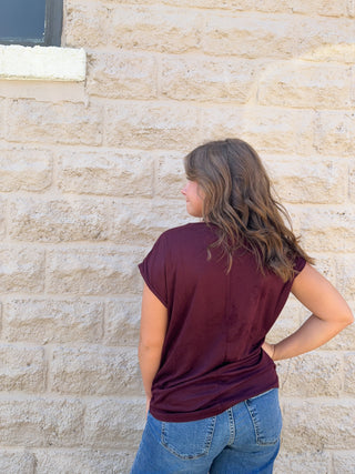 Lacey in Royal Garnet