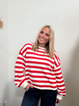 Striped Sweater Top