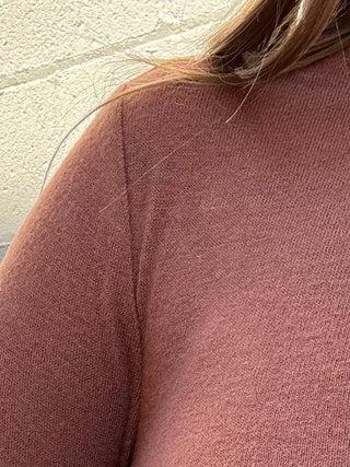 Layering Tee Heather Taupe