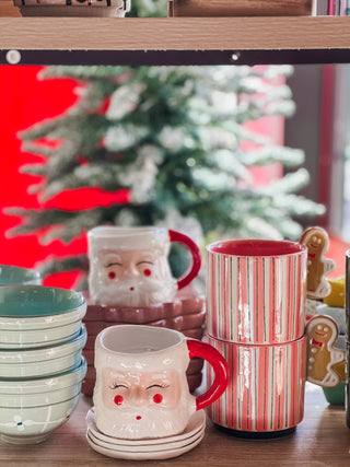 Hand Painted Santa Mug