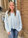 Weekend V-neck Sweater Blue