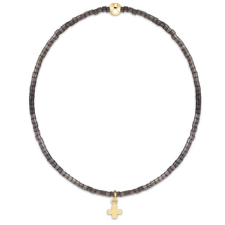 Hope Classic Moonlight Bracelet - Signature Cross Small Gold Charm