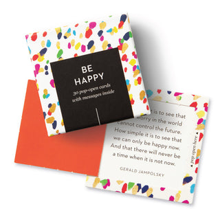 Thoughtful Be Happy Popup Cards