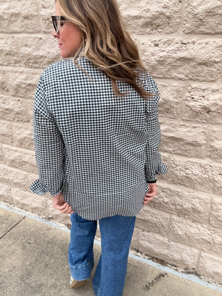 Seaport Button Up Top Eclipse by Z Suppy