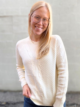 Raglan Sweater Alabaster