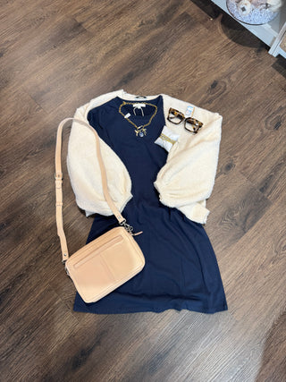 Marley Dolman Sleeve Cardi Ivory