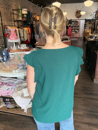 Hunter Top Green