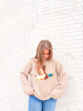 Mallard in Flight Sweater