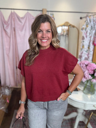 Dolman Sweater Garnet