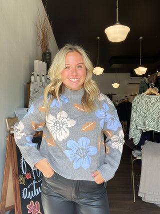 Francie Floral Sweater