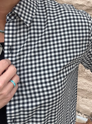 Seaport Button Up Top Eclipse by Z Suppy