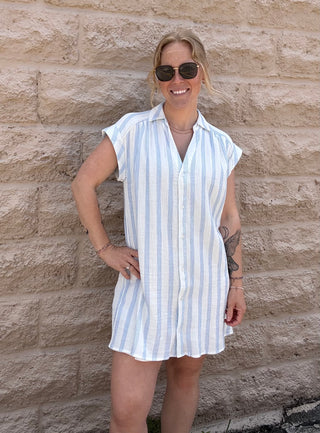 Shellbound Striped Dress by Z Supply