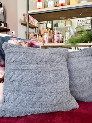 Luxe Cable Knit Pillow