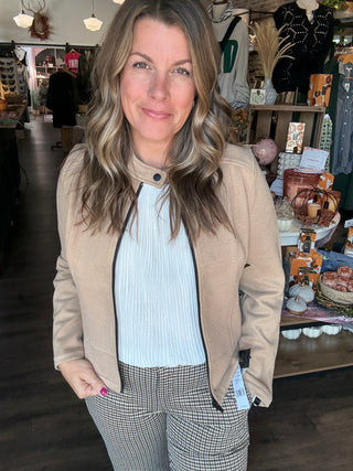 Biker Jacket Camel