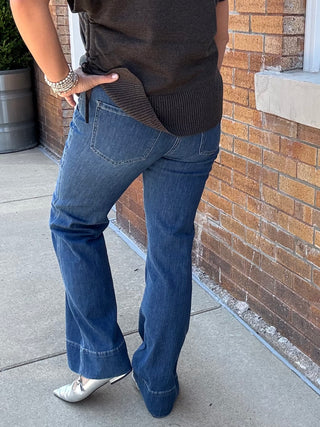 Relaxed HR Seamed Bootcut 32" Ins - Bayshore
