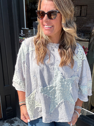 Star Patchwork Top