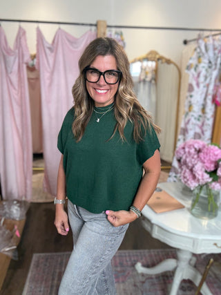 Dolman Sweater Forest Green