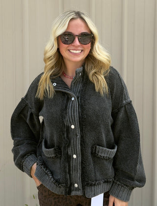 Reese in Washed Black