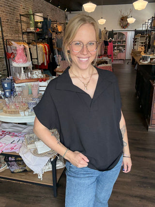 Solid Basic Shirt Black