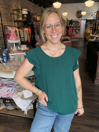 Hunter Top Green