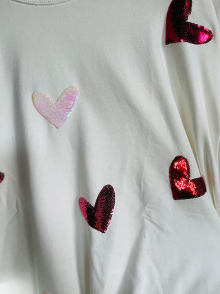 Millie Hearts Sweatshirt