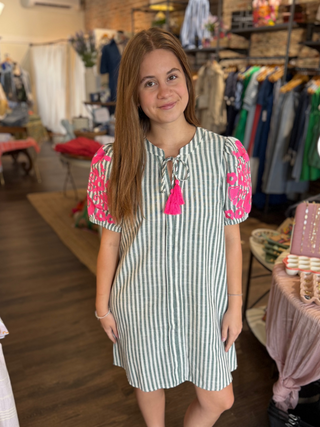 Fiona Floral Embroidery Dress