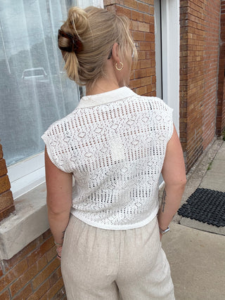 Kinsley Sweater White