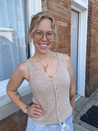 Mage Sweater Vest Natural