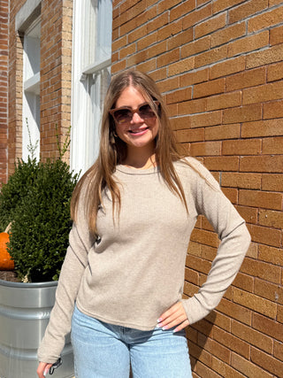Arlet Thermal Top Smoked Heather by Z Supply