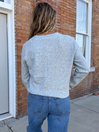 Medina Cardigan Light Heather Grey by Z Supply