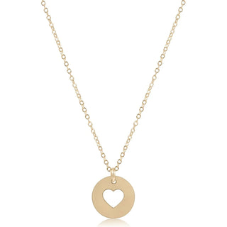 Love Gold Disc 16" Gold enewton