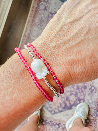 Baroque Pearl Stretch Bracelet