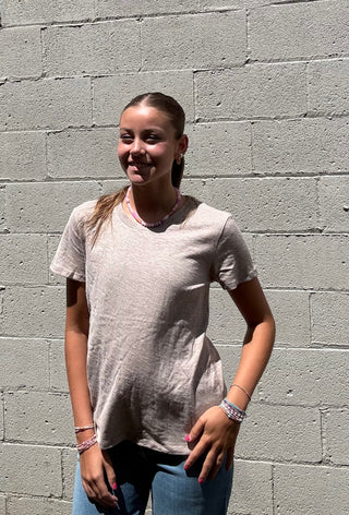 Foundation Tee Heather Ash by Z Supply