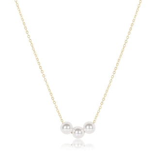 Joy Pearl 16" Gold Pearl Necklace enewton