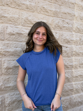 Short Sleeve Essential Tee Royal Blue