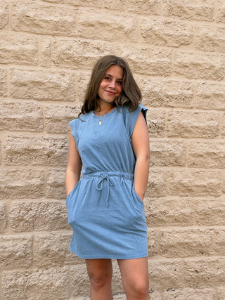 Kalani Jersey Denim Dress by Z Supply