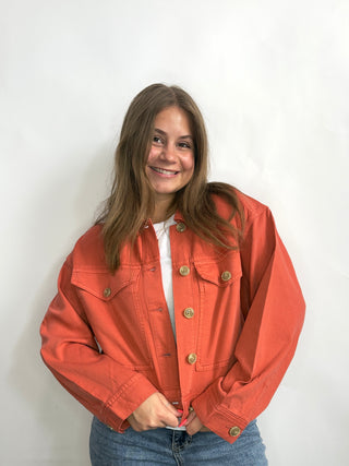 Oversized Cropped Jacket by Liverpool