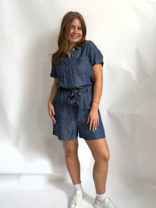Short Sleeve Romper by Liverpool