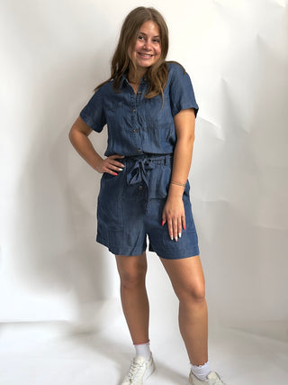 Short Sleeve Romper by Liverpool