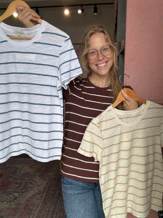 Foundation Stripe Tee Boathouse