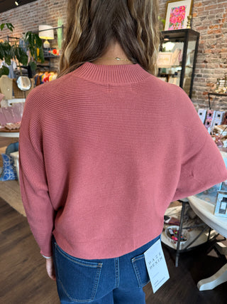 Dolman Sweater Dessert Rose