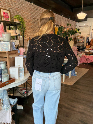 Rosalyn Sweater Cardigan Black