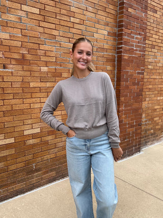 The Perfect Layer Sweater Light Tavern