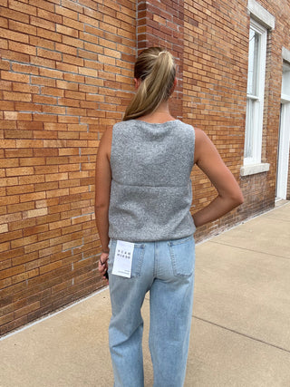 Bryce Sweater Vest Medium Heather Gray
