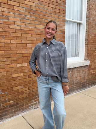 Seaport Striped Poplin Shirt