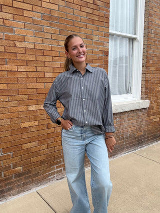 Seaport Striped Poplin Shirt