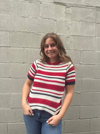 Americana Striped Sweater
