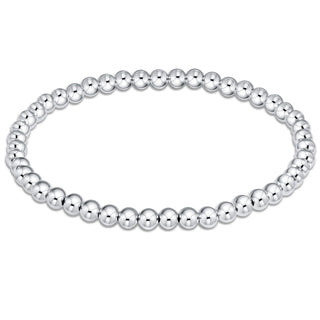Classic 4mm Sterling Silver Bracelet enewton