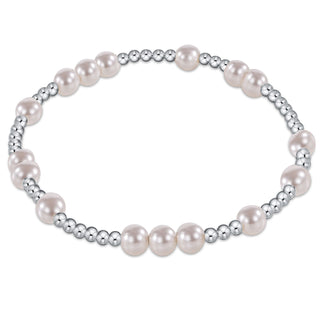 Hope Unwritten Pearl 5mm Sterling Bracelet - Extends